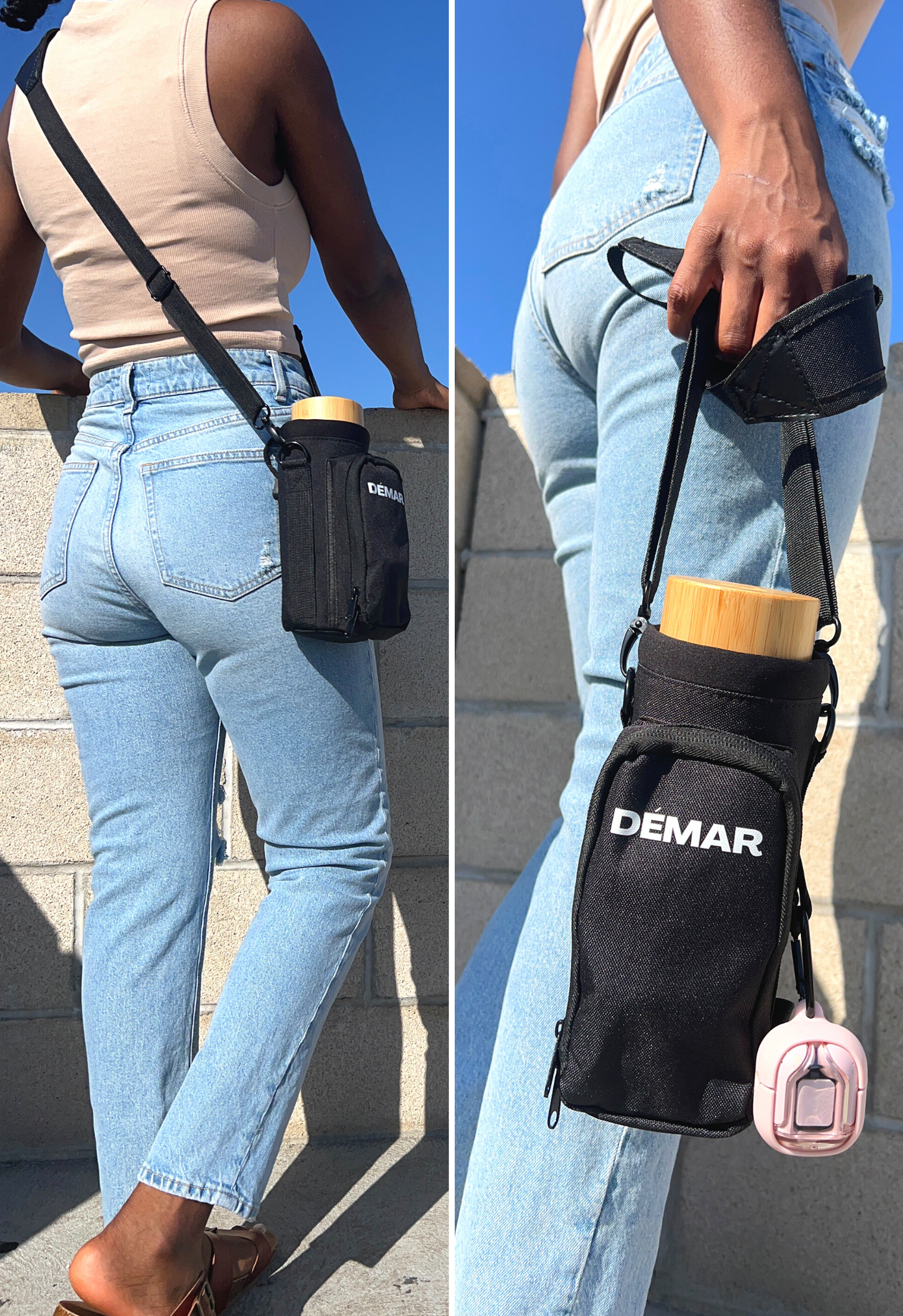 20oz WaterSak - Insulated Water Bottle Carry All Bag - DEMAR COLLECTIF